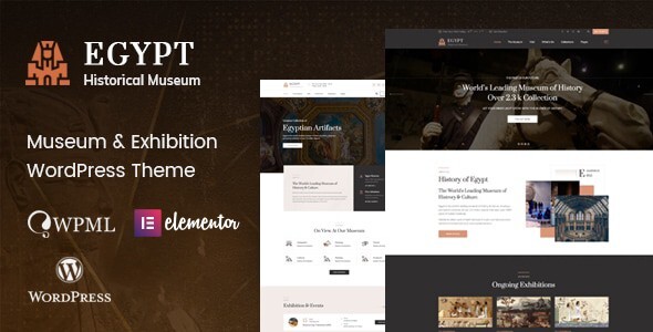 Egypt – Museum & Exhibition WordPress Theme