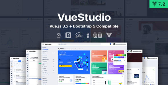 VueStudio – Bootstrap 5 Admin Template