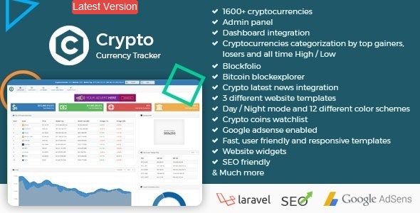 Crypto Currency Tracker – Realtime Prices, Charts, News, ICO’s and more
