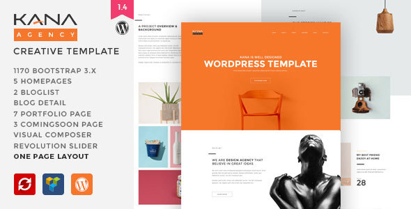 Kana – Creative Agency WordPress Theme