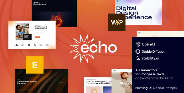 Echo – Advertising Bureau & Branding Agency WordPress Theme