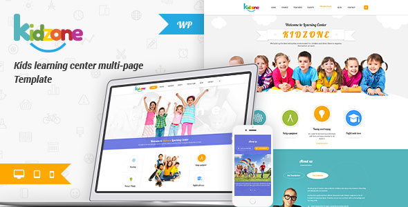 Kidzone – Children Kindergarten WordPress Theme