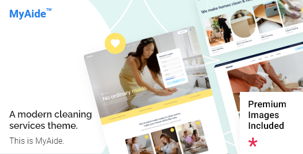 MyAide – Cleaning Services WordPress Theme