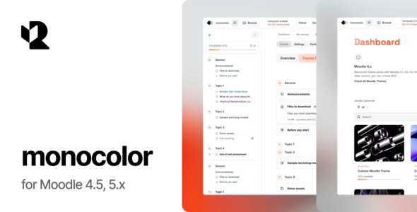 Monocolor – Premium Moodle Theme