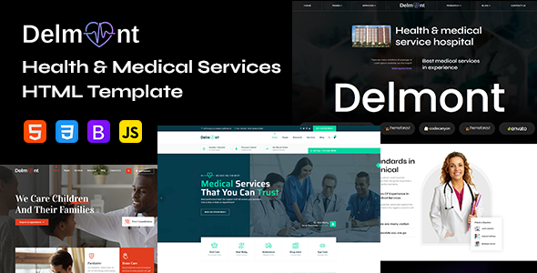 Delmont – Medical & Health HTML5 Template