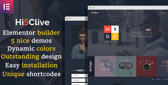Hi5Clive – Digital Marketing Entrepreneur WordPress Theme