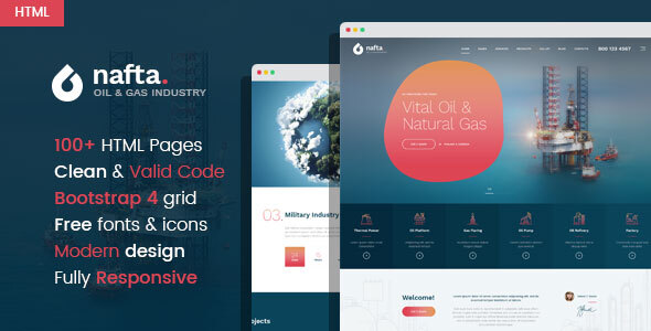 Nafta – Oil & Gas Industry HTML Template