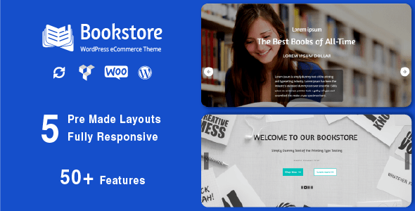 Bookstore – Responsive WordPress Theme