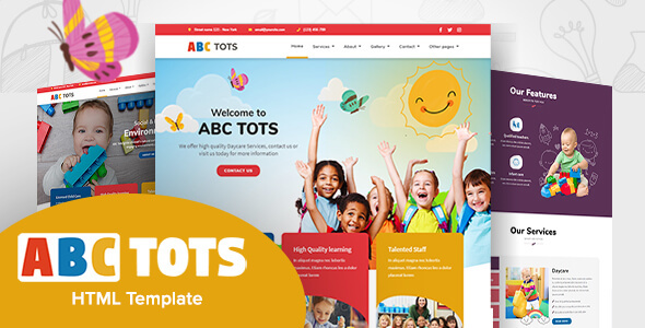 ABC Tots –  Responsive HTML5 Template