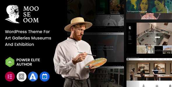 Mooseoom – Art Gallery, Museum & Exhibition WordPress Theme