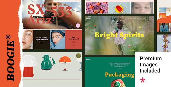 Boogie – Design Agency and Portfolio WordPress Theme