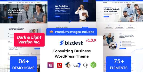 Bizdesk – Business Consulting WordPress Theme