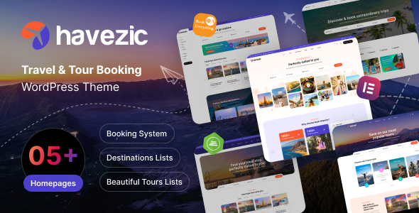Havezic – Travel & Tour Booking WordPress Theme