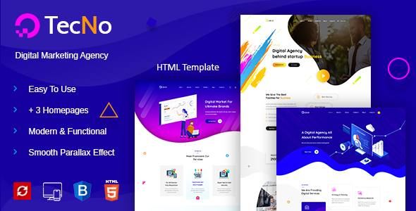 Tecno – Creative Digital Agency HTML Template