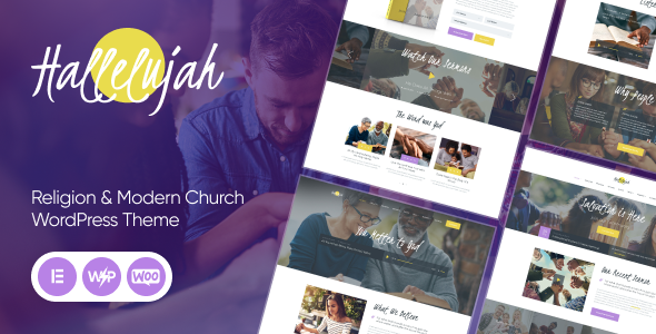 Hallelujah – Religion & Church Charity WordPress Theme
