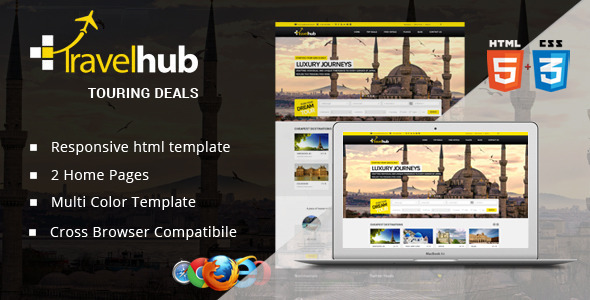 Travel Hub – Touring Packages – HTML Template