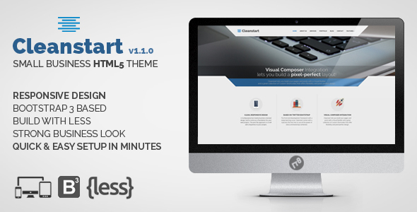 Small Business HTML Theme – CLEANSTART