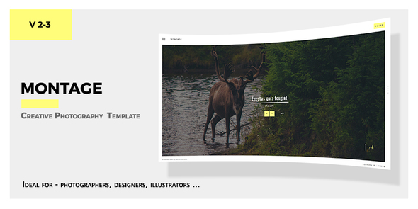 Montage –  Photography Responsive Template