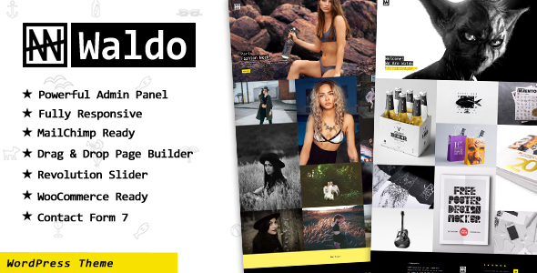 Waldo – Creative Portfolio  WordPress Theme