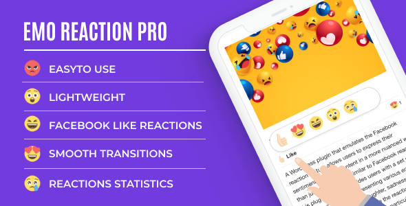EMO Reactions Pro – WordPress Plugin