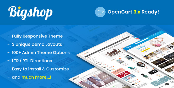 Bigshop – Responsive OpenCart Theme