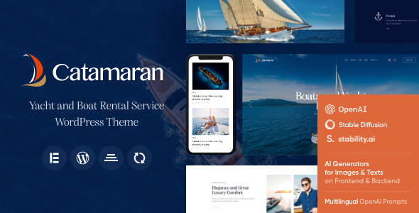 Catamaran – Yacht & Boat Rental Theme