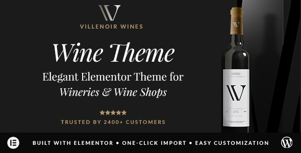 Villenoir – Vineyard & Wine WordPress Theme