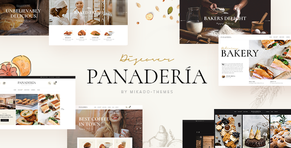 Panadería – Bakery and Pastry Shop WordPress Theme