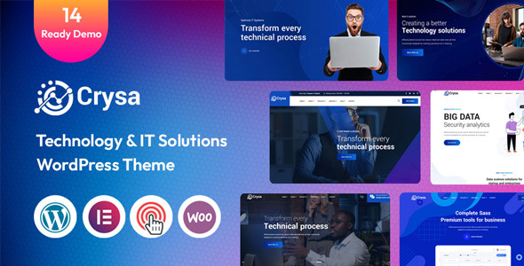 Crysa – IT Solutions & Technology WordPress Theme