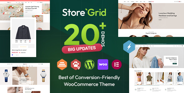 StoreGrid – Fashion & Multipurpose WooCommerce Theme