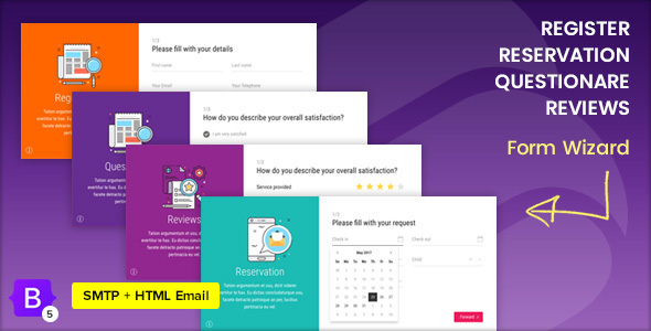 Mavia – Register and Multipurpose Form Wizard