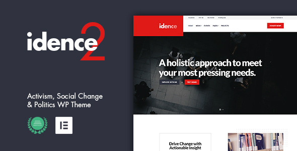 Idence – Activism WordPress Theme