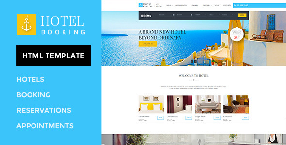 Hotel Booking – HTML Template for Hotels