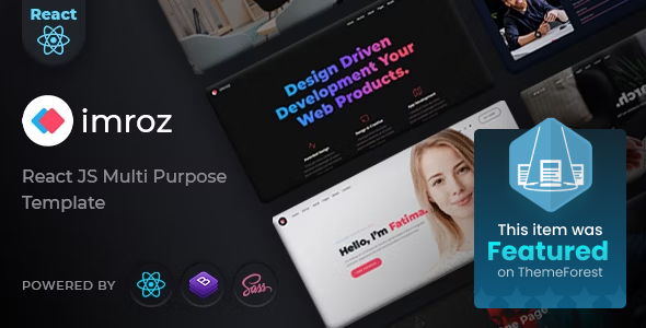 Imroz – React Agency & Portfolio Template