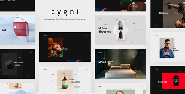 Cygni – Interactive Portfolio Showcase Template