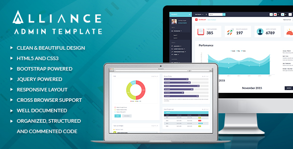 Alliance – Responsive Bootstrap Admin Template