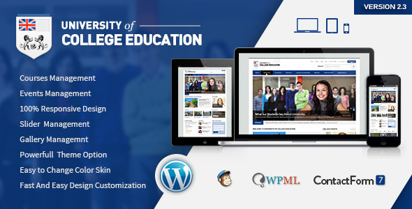 University – Education Responsive WordPress Theme