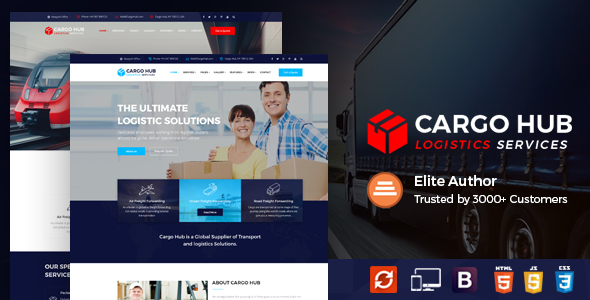 Cargo HUB – Logistics HTML Template