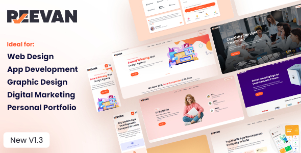 Reevan – Web & Marketing Agency HTML5 Template