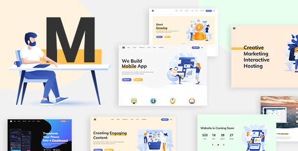 Milu – Tech and App Landing Page WordPress Theme