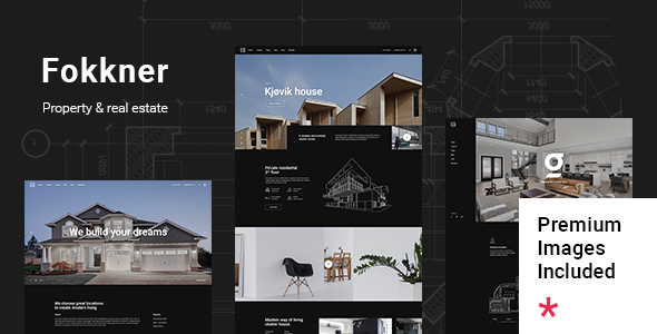 Fokkner – Real Estate and Property WordPress Theme