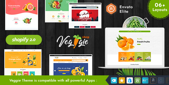 Veggie – Shopify Multi-Purpose Theme for Organics, Fresh Fruits & Foods