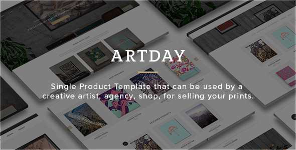 Artday – Creative Shop Template