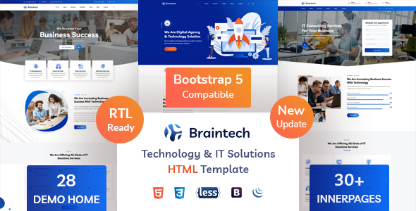 Braintech – Technology & IT Solutions HTML Template
