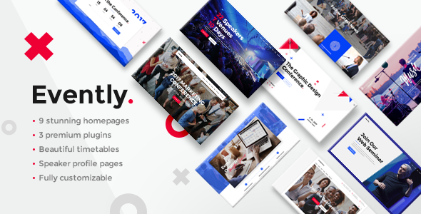 Evently – Conference & Meetup WordPress Theme