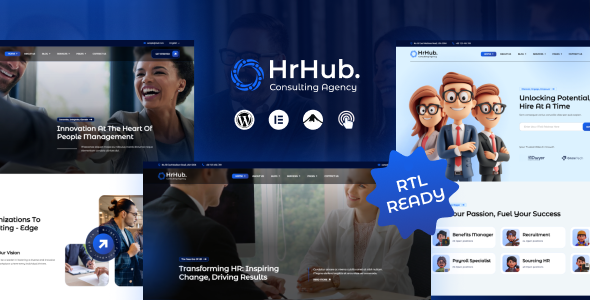 Hr Hub – Recruitment Agency WordPress Theme
