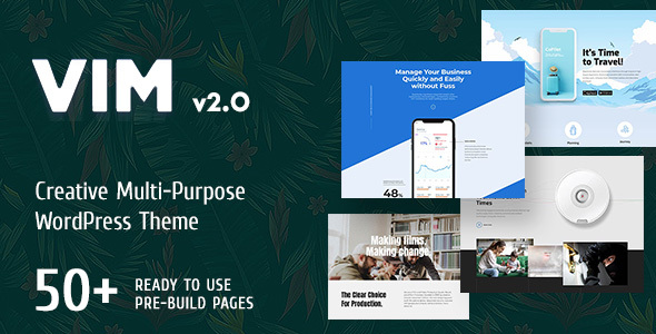 VIM – Creative Multi-Purpose WordPress Theme