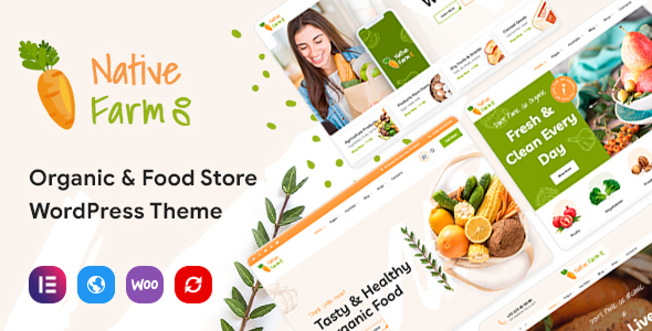 NativeFarm – Organic & Healthy Food WordPress Theme