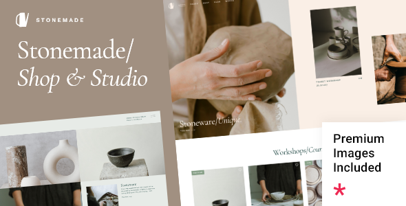 Stonemade – Ceramics and Pottery WordPress Shop Theme