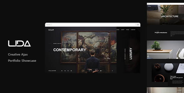 Lida – Ajax Portfolio Showcase HTML Template